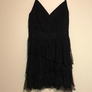 Black Ruffle Dress